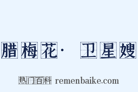 腊梅花·卫星嫂是什么意思的图片